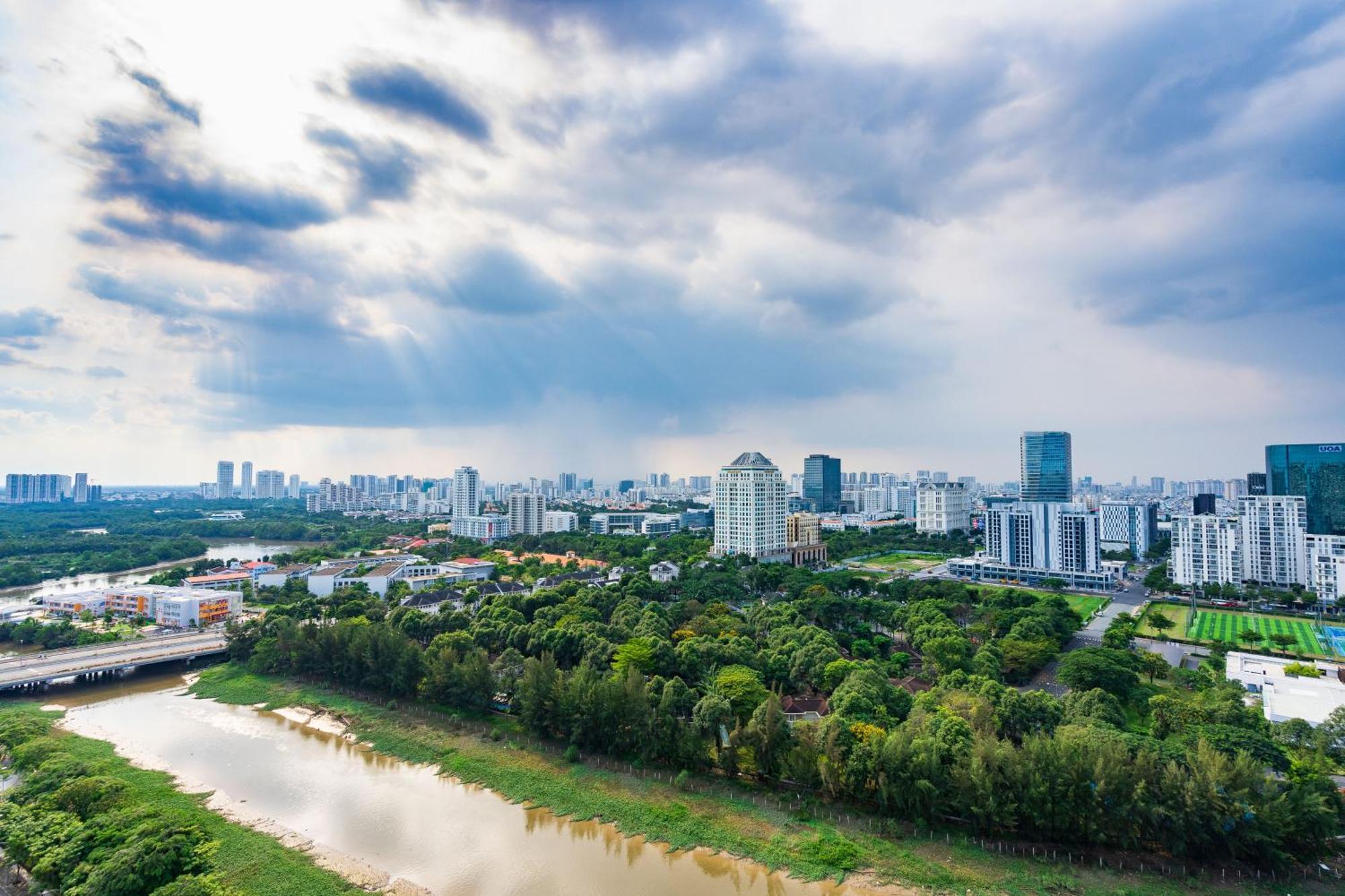 ホーチミン市 Convinia Luxury The Peak Midtownアパートホテル エクステリア 写真